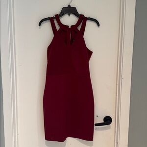 Guess Burgundy Sleeveless Dress
